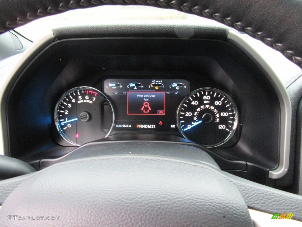 2017 F150 Lariat SuperCrew 4X4 - Shadow Black / Black photo #34