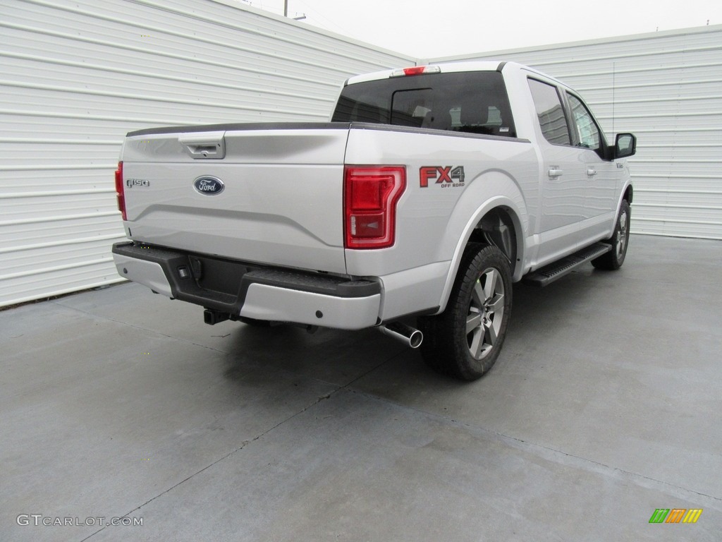 2017 F150 Lariat SuperCrew 4X4 - Ingot Silver / Earth Gray photo #4