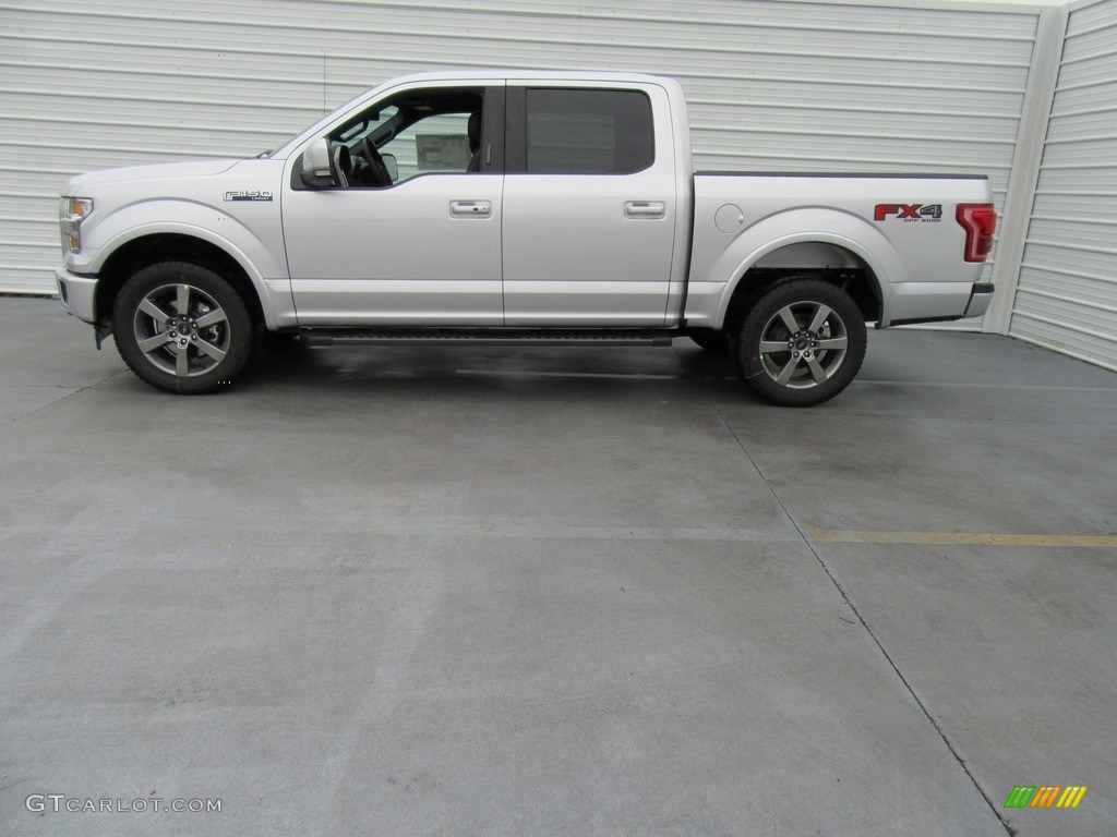2017 F150 Lariat SuperCrew 4X4 - Ingot Silver / Earth Gray photo #6