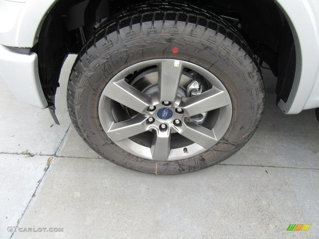 2017 F150 Lariat SuperCrew 4X4 - Ingot Silver / Earth Gray photo #11