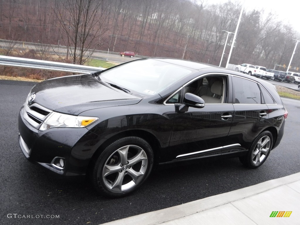 2014 Venza XLE AWD - Attitude Black Metallic / Ivory photo #5