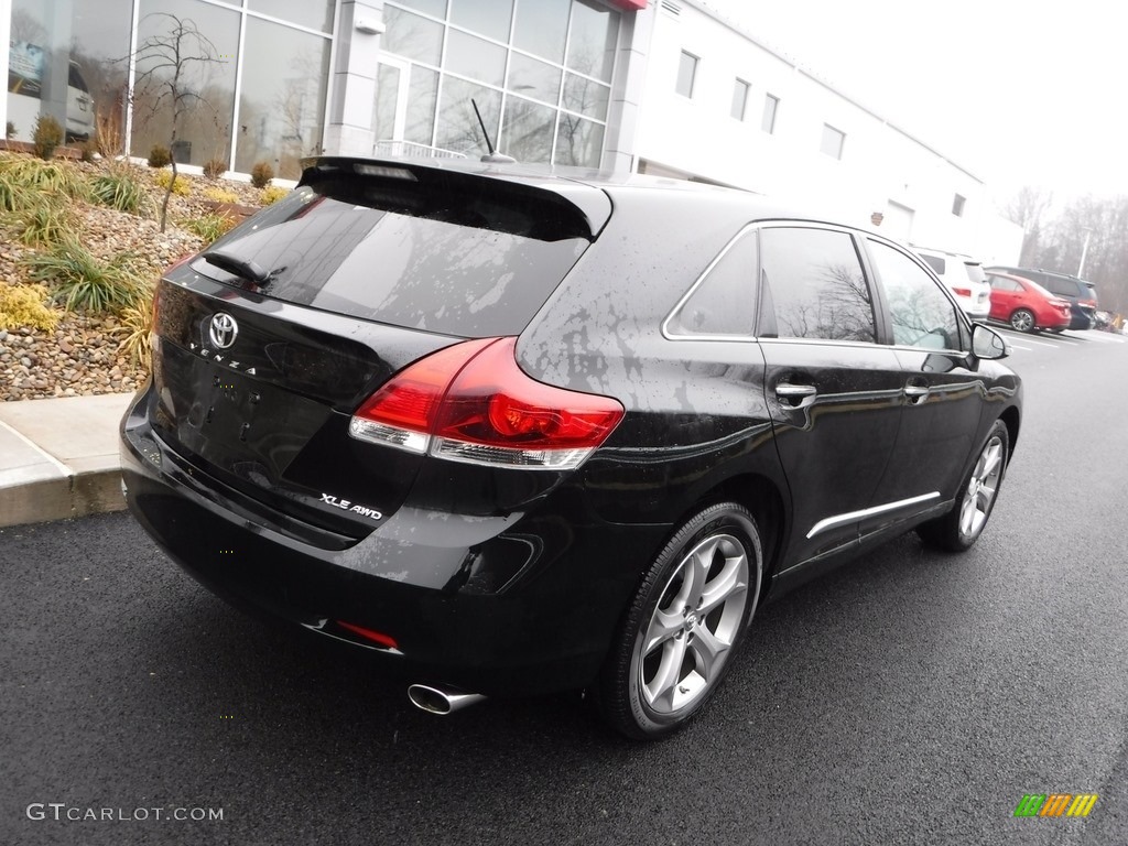 2014 Venza XLE AWD - Attitude Black Metallic / Ivory photo #9