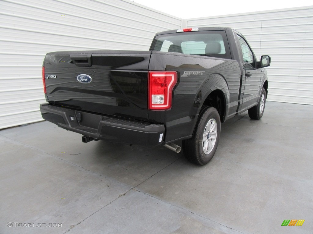 2017 F150 XL Regular Cab - Shadow Black / Earth Gray photo #4