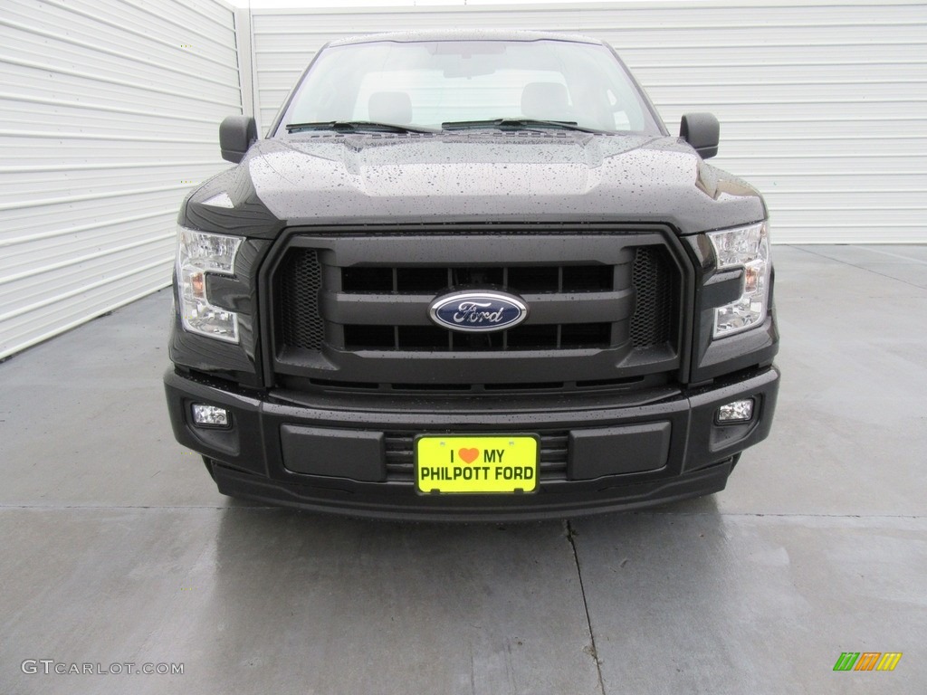 2017 F150 XL Regular Cab - Shadow Black / Earth Gray photo #8