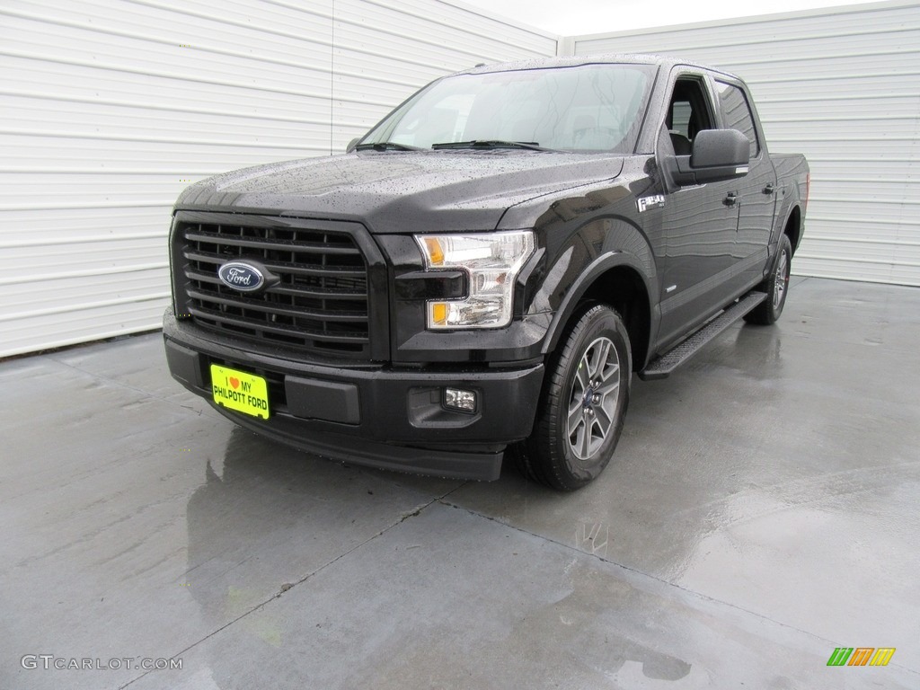 2017 F150 XLT SuperCrew - Shadow Black / Black photo #7