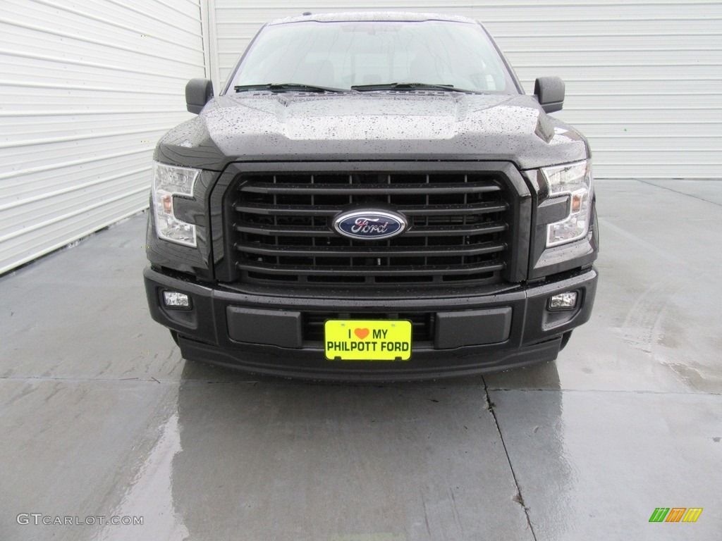 2017 F150 XLT SuperCrew - Shadow Black / Black photo #8