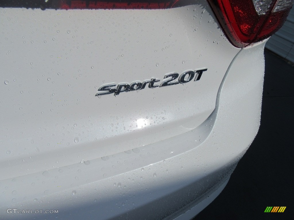 2017 Sonata Sport 2.0T - Quartz White Pearl / Black photo #16