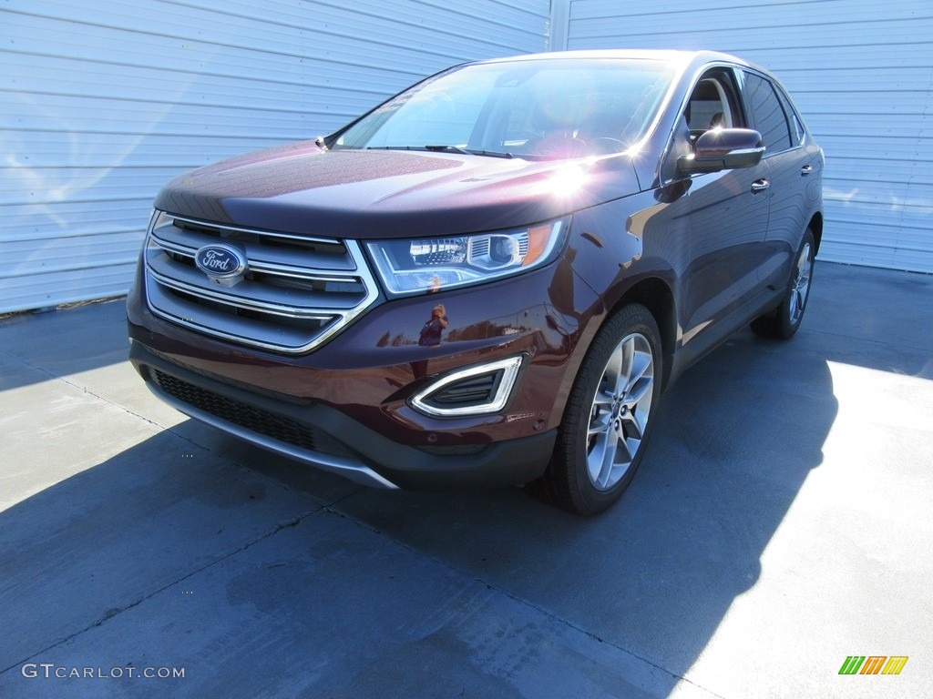 2017 Edge Titanium - Burgundy Velvet Metallic / Ebony photo #7