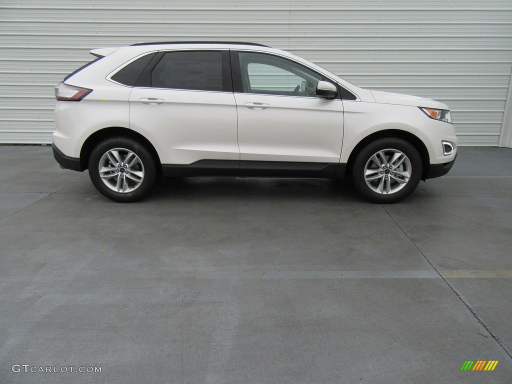 White Platinum Metallic 2017 Ford Edge SEL Exterior Photo #117889550