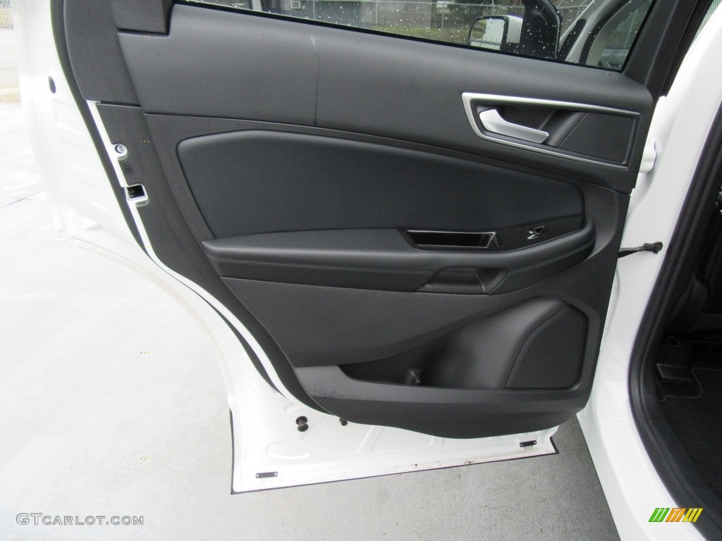 2017 Ford Edge SEL Ebony Door Panel Photo #117889664