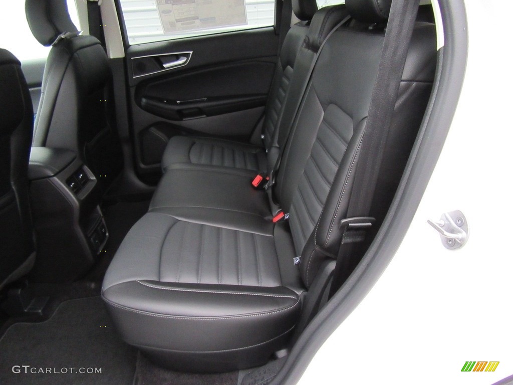 Ebony Interior 2017 Ford Edge SEL Photo #117889670