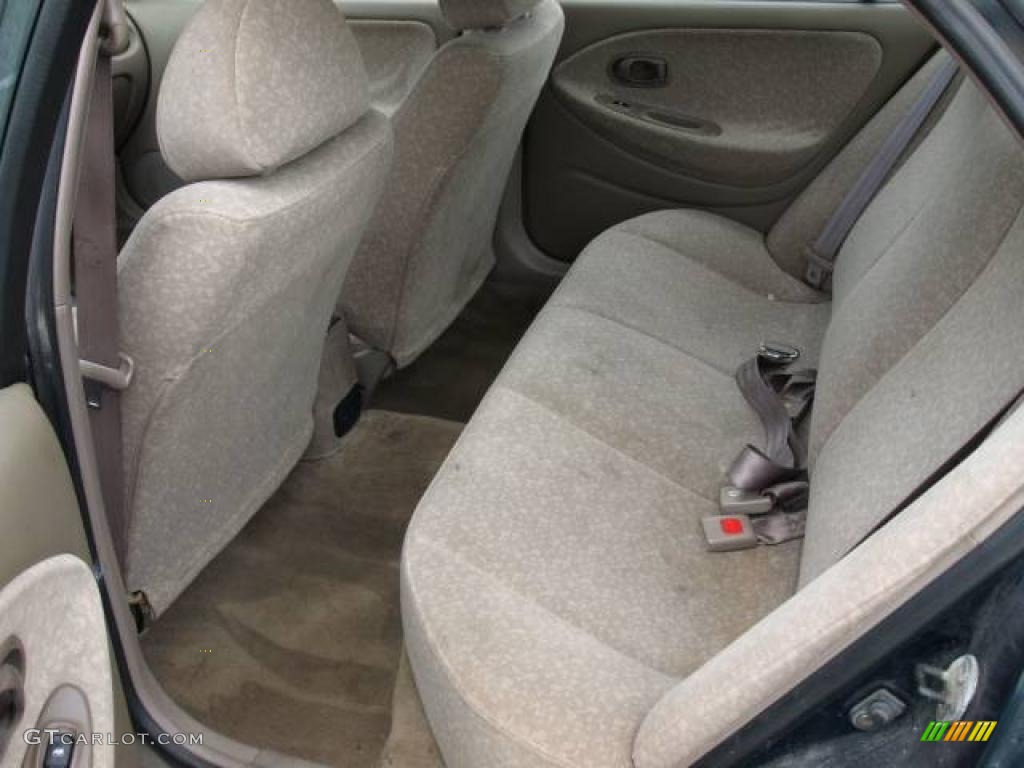 2000 Elantra GLS Sedan - Forest Green / Beige photo #9