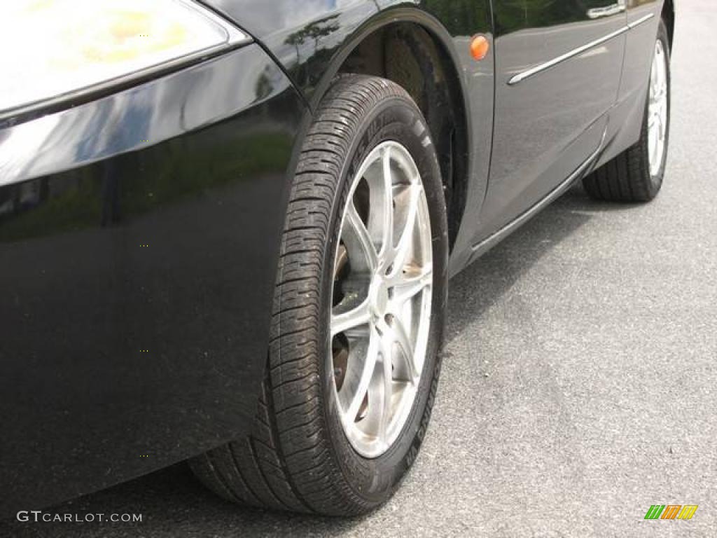 2002 Cougar V6 Coupe - Black / Dark Graphite photo #6