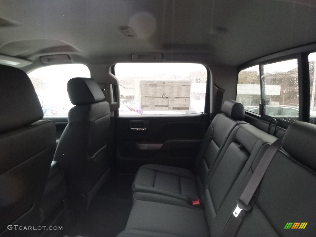 Jet Black Interior 2017 Chevrolet Silverado 1500 LT Crew Cab 4x4 Photo #117892254