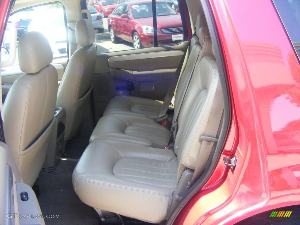 2005 Mountaineer V6 AWD - Vivid Red Metallic / Medium Dark Parchment photo #15