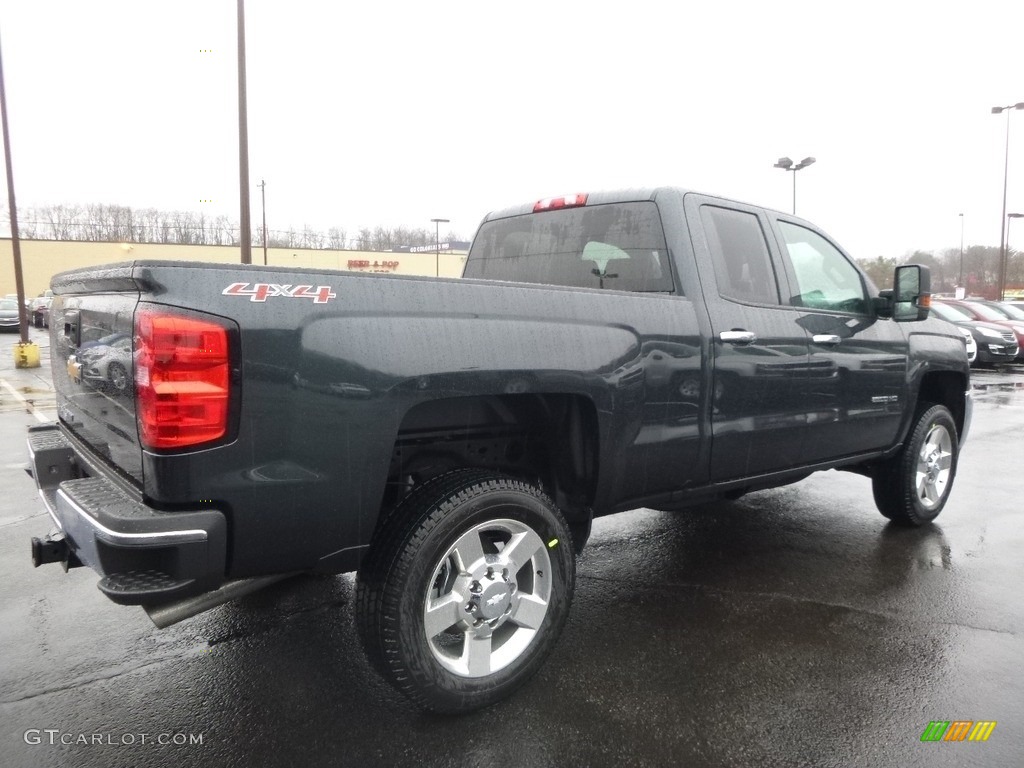 2017 Silverado 2500HD Work Truck Double Cab 4x4 - Graphite Metallic / Dark Ash/Jet Black photo #6