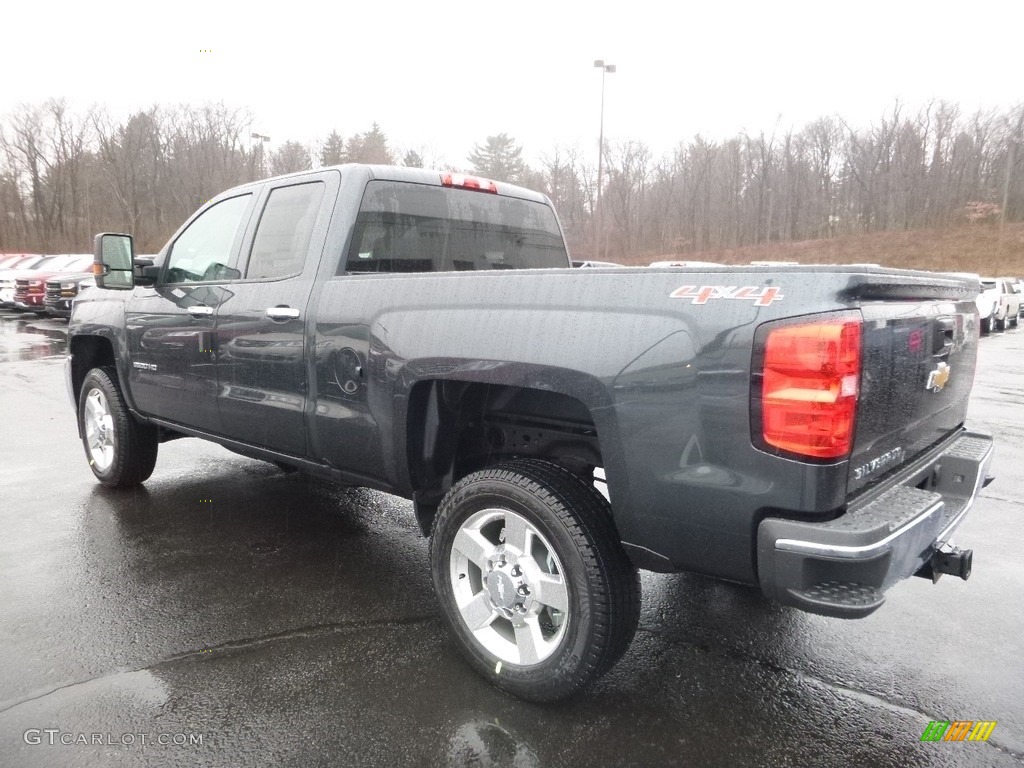 2017 Silverado 2500HD Work Truck Double Cab 4x4 - Graphite Metallic / Dark Ash/Jet Black photo #8