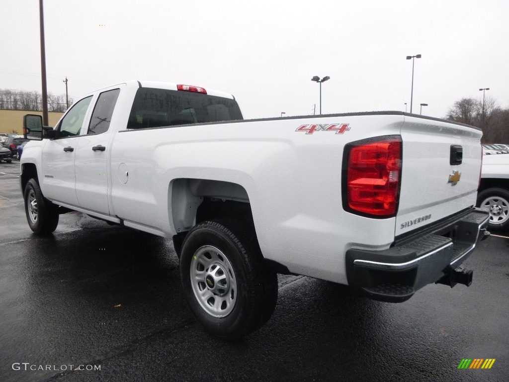 2017 Silverado 2500HD Work Truck Double Cab 4x4 - Summit White / Dark Ash/Jet Black photo #7