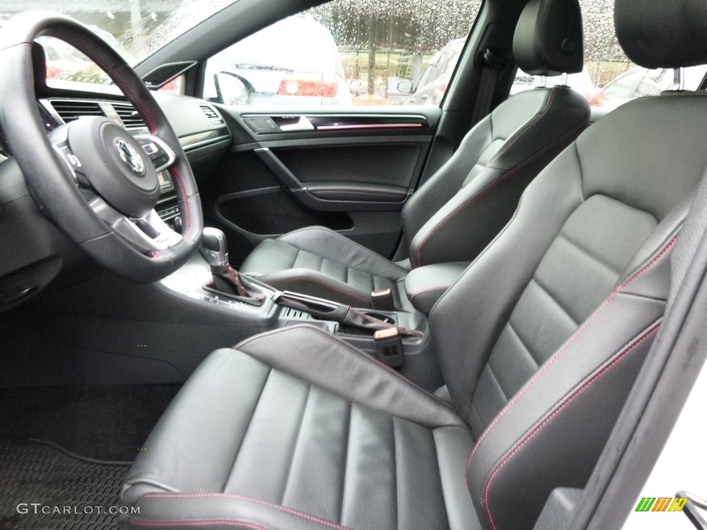 Titan Black Interior 2016 Volkswagen Golf GTI 4 Door 2.0T SE Photo #117895416