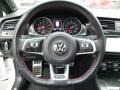 2016 Volkswagen Golf GTI Titan Black Interior Steering Wheel Photo