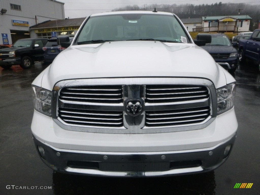 2017 1500 Big Horn Crew Cab 4x4 - Bright White / Black/Diesel Gray photo #13