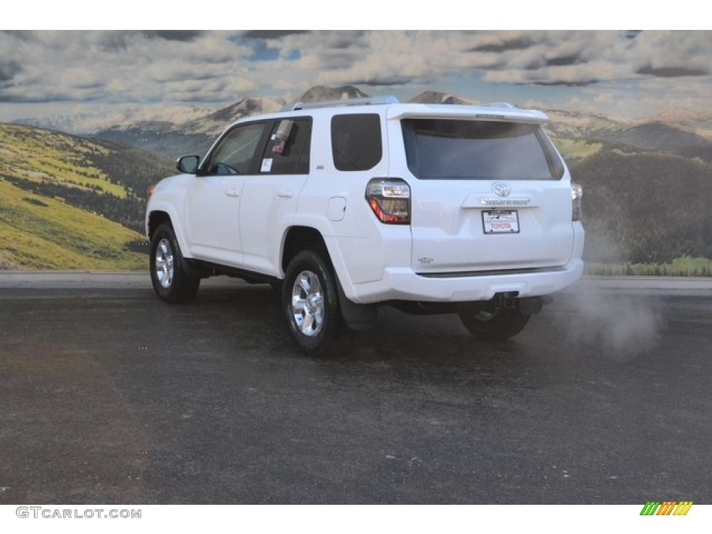 2016 4Runner SR5 4x4 - Super White / Black photo #3