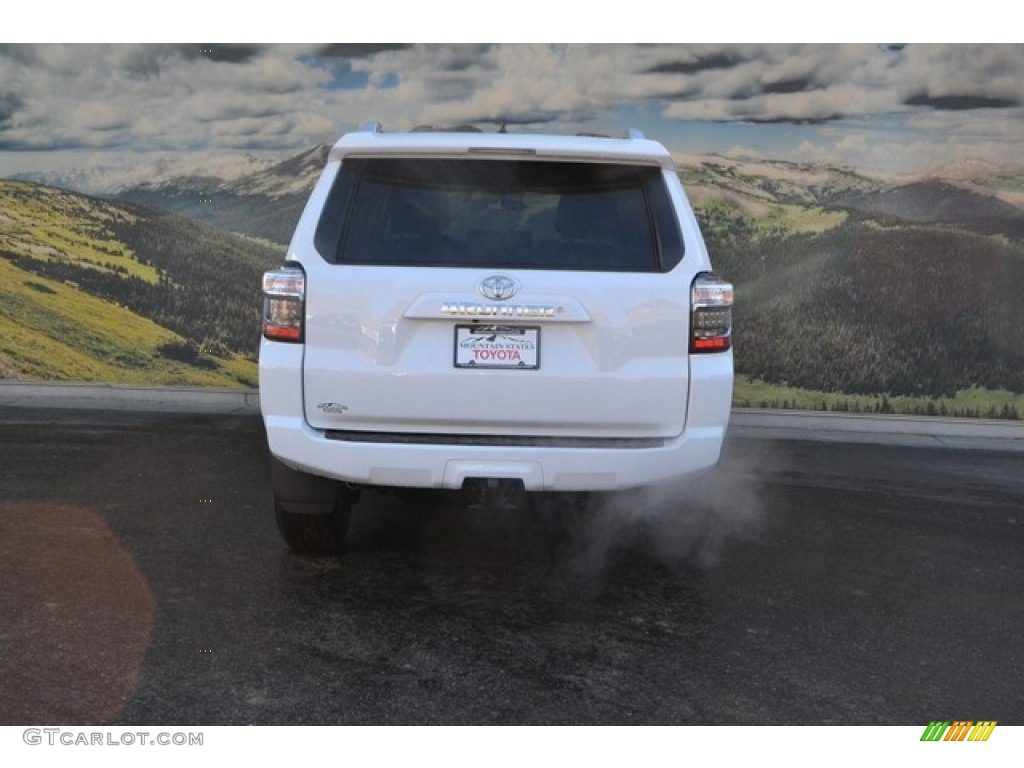 2016 4Runner SR5 4x4 - Super White / Black photo #4