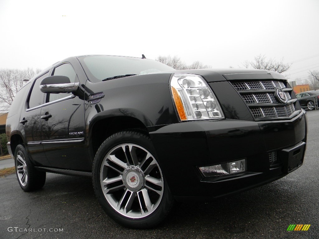 2012 Escalade Premium AWD - Black Raven / Ebony/Ebony photo #2