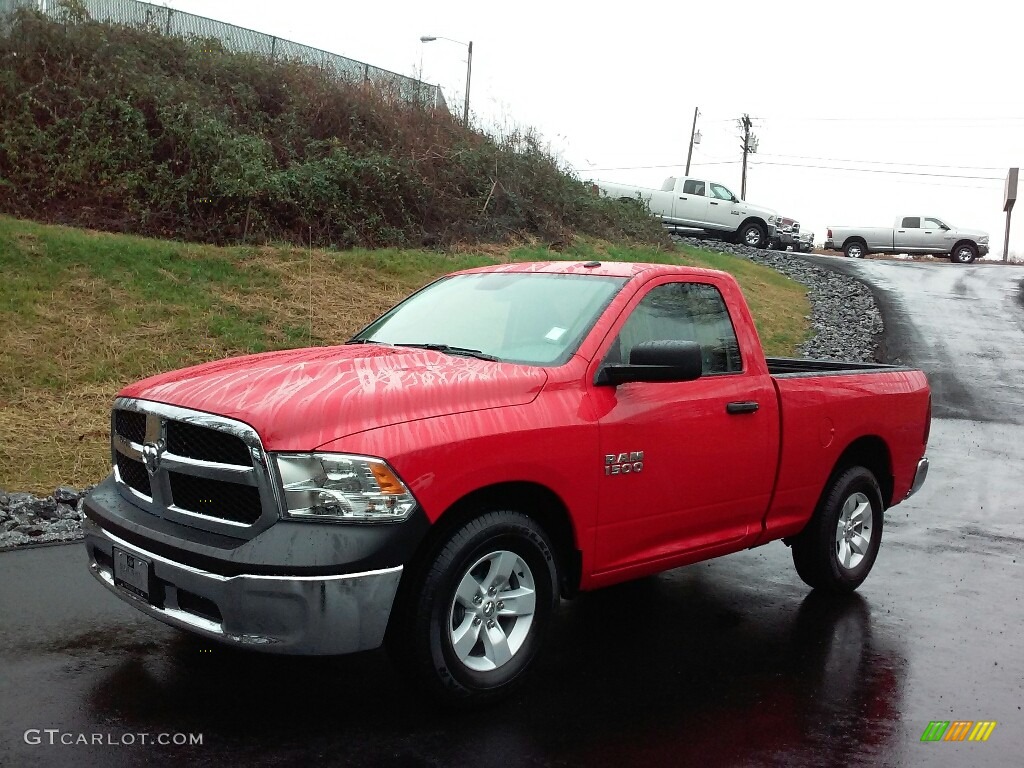 Flame Red 2017 Ram 1500 Tradesman Regular Cab Exterior Photo #117898478