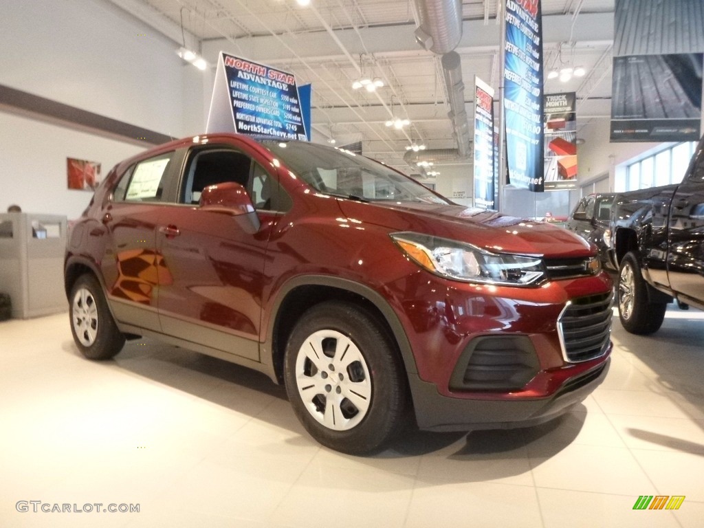 2017 Trax LS - Crimson Metallic / Jet Black photo #1