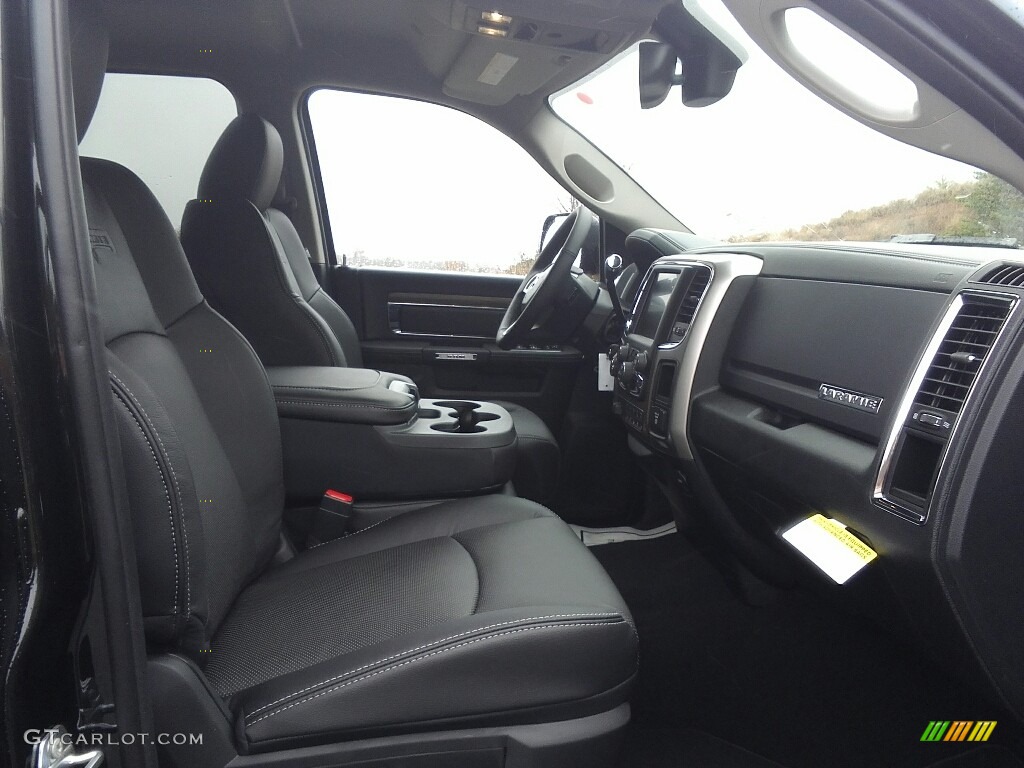 Black Interior 2017 Ram 3500 Laramie Mega Cab 4x4 Photo #117899508