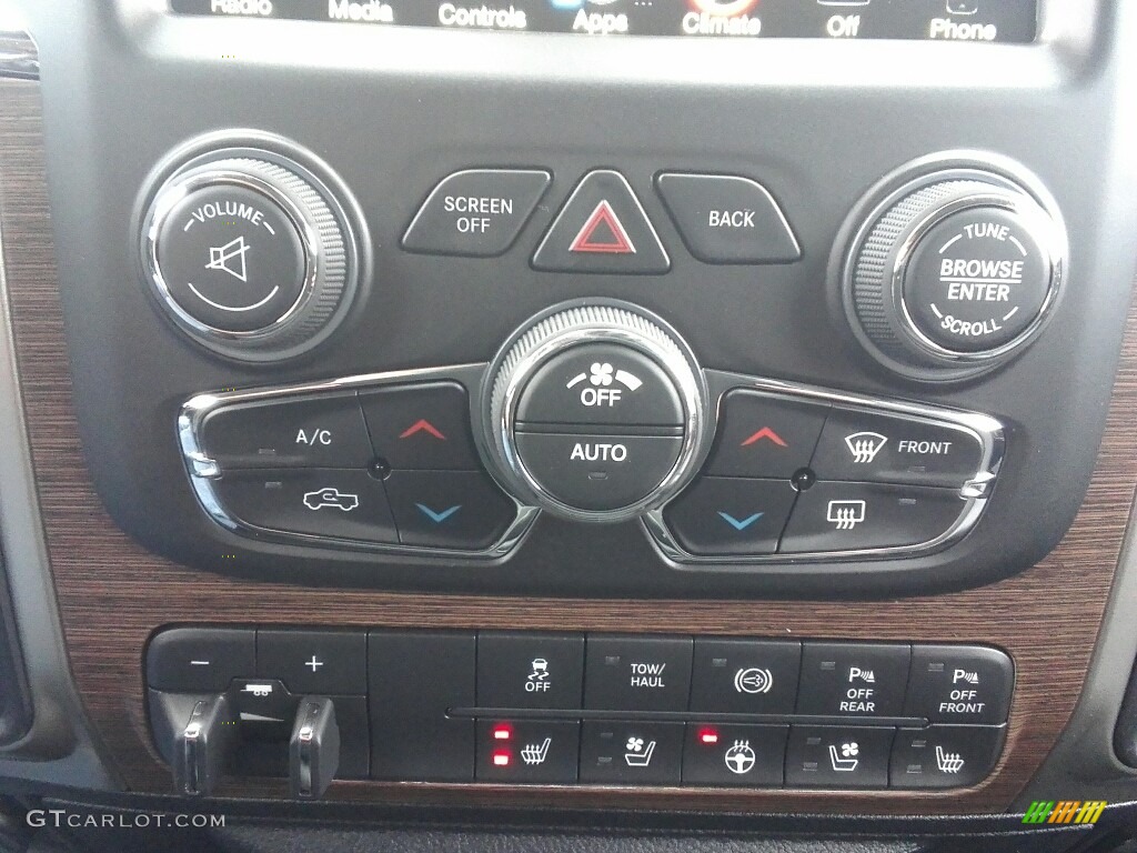 2017 Ram 3500 Laramie Mega Cab 4x4 Controls Photo #117899670