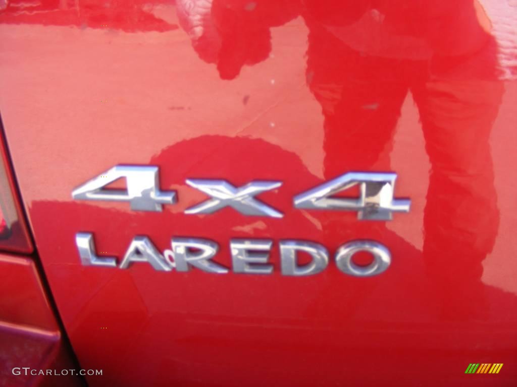 2006 Grand Cherokee Laredo 4x4 - Inferno Red Crystal Pearl / Khaki photo #18