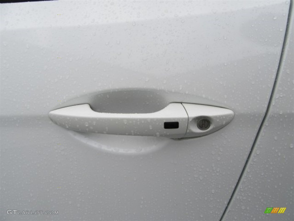 2013 Veloster Turbo - Elite White Pearl / Blue photo #10