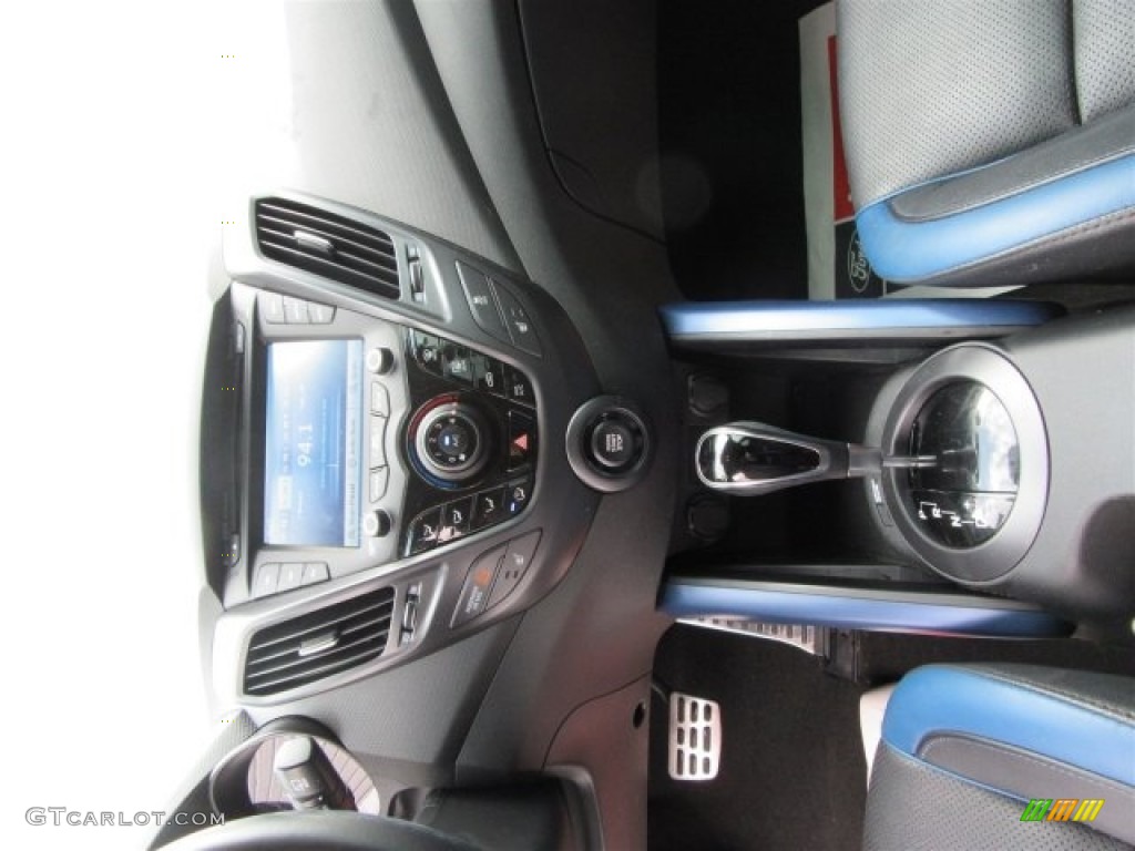 2013 Veloster Turbo - Elite White Pearl / Blue photo #21