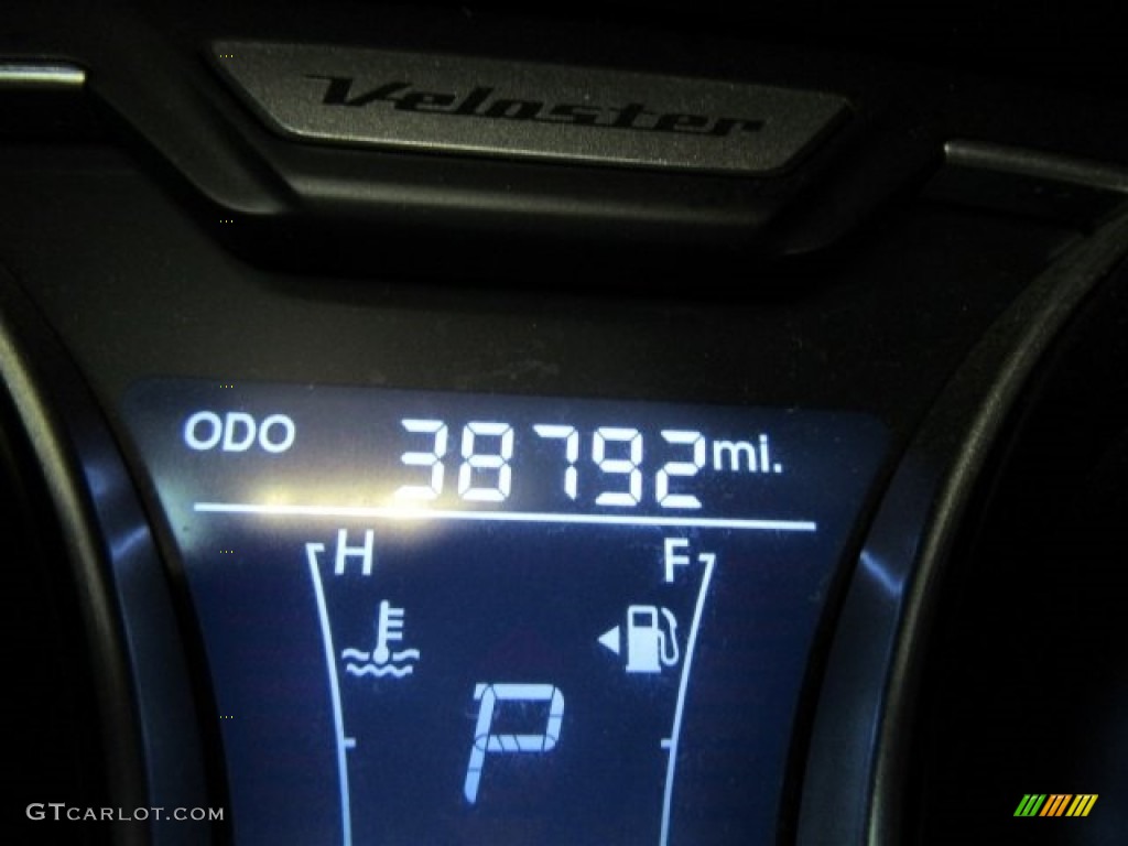 2013 Veloster Turbo - Elite White Pearl / Blue photo #38