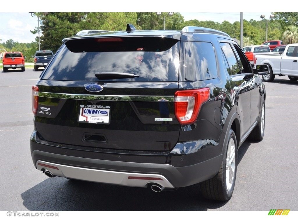 2017 Explorer Limited - Shadow Black / Ebony Black photo #3