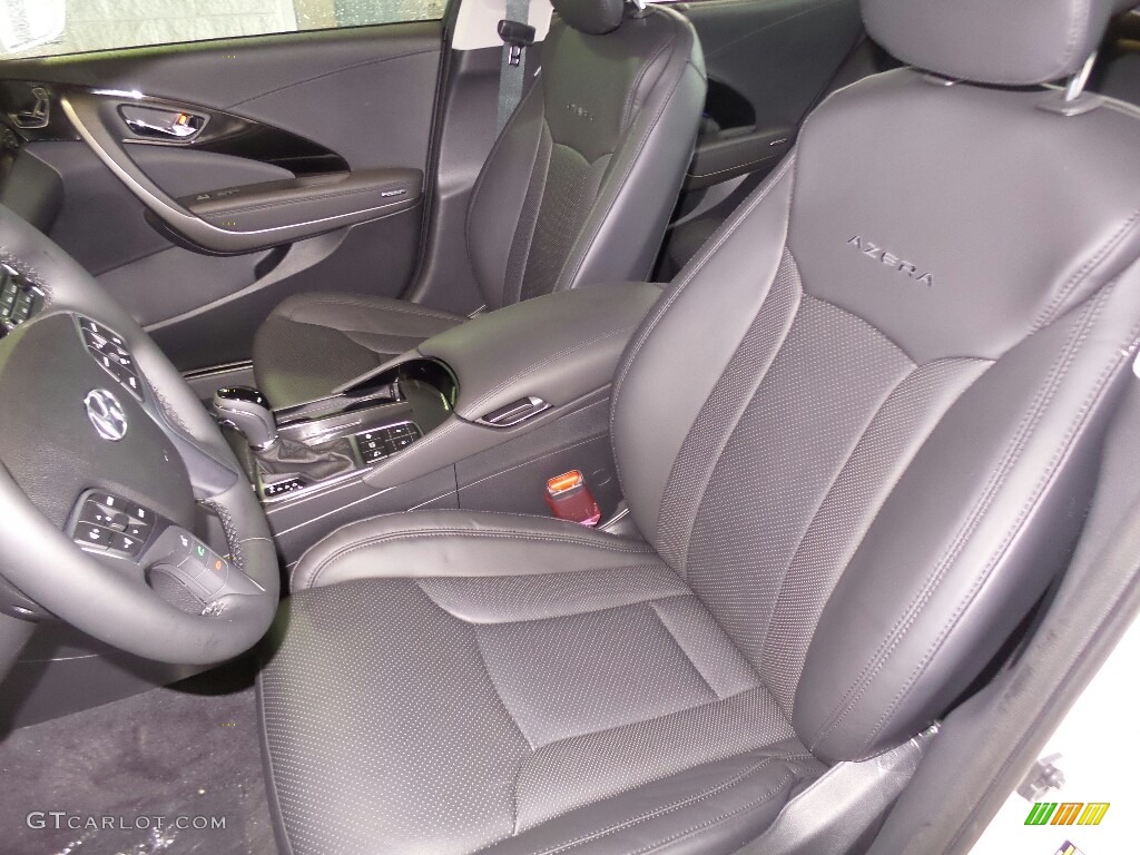 Graphite Black Interior 2017 Hyundai Azera Limited Photo #117908442