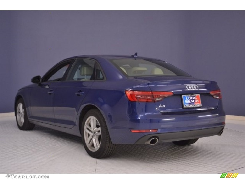 2017 A4 2.0T Premium - Scuba Blue Metallic / Atlas Beige photo #5