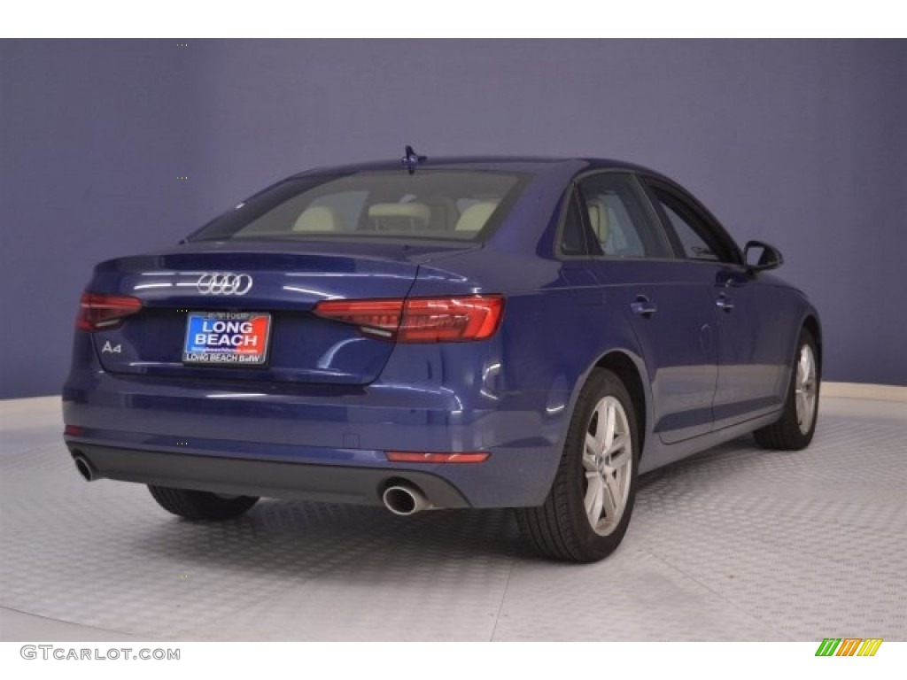 2017 A4 2.0T Premium - Scuba Blue Metallic / Atlas Beige photo #7