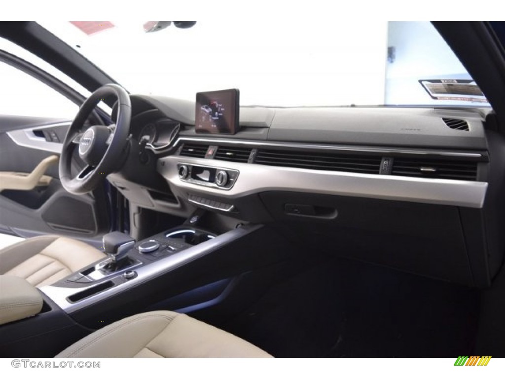 2017 A4 2.0T Premium - Scuba Blue Metallic / Atlas Beige photo #17