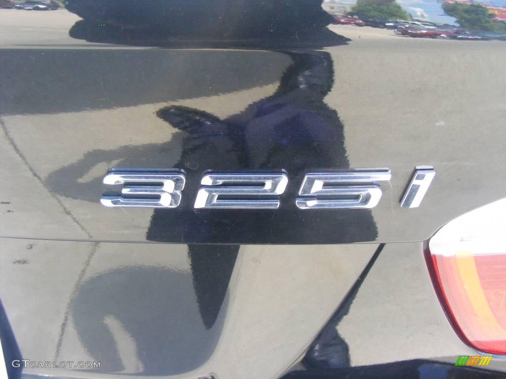 2006 3 Series 325i Sedan - Black Sapphire Metallic / Black photo #7