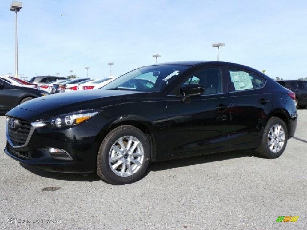 2017 MAZDA3 Sport 4 Door - Jet Black Mica / Black photo #1