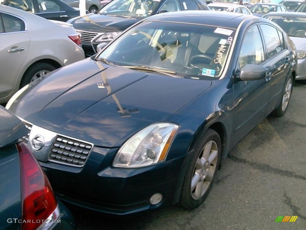 2006 Maxima 3.5 SE - Majestic Blue Metallic / Black photo #1