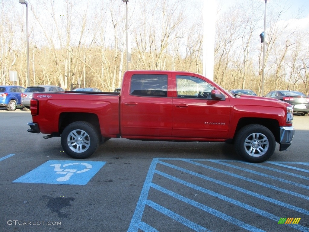 2017 Silverado 1500 LT Crew Cab 4x4 - Red Hot / Jet Black photo #7