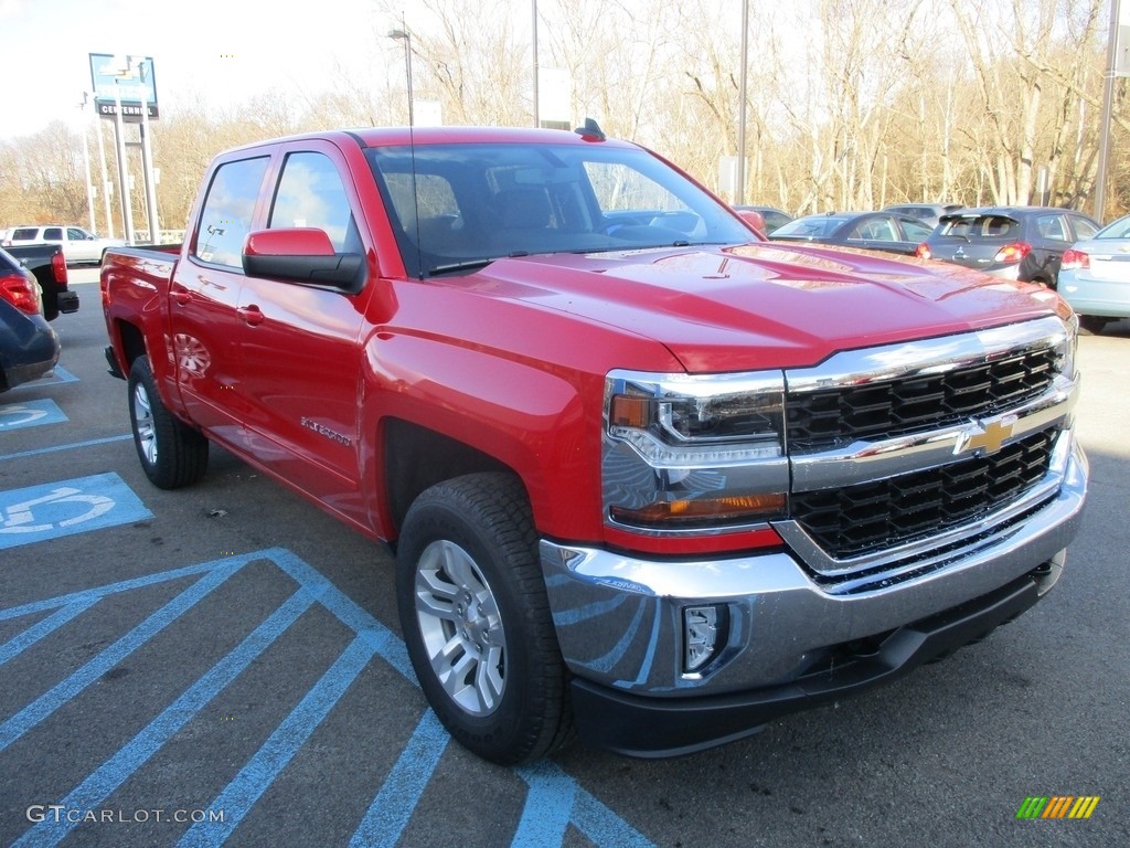 2017 Silverado 1500 LT Crew Cab 4x4 - Red Hot / Jet Black photo #8