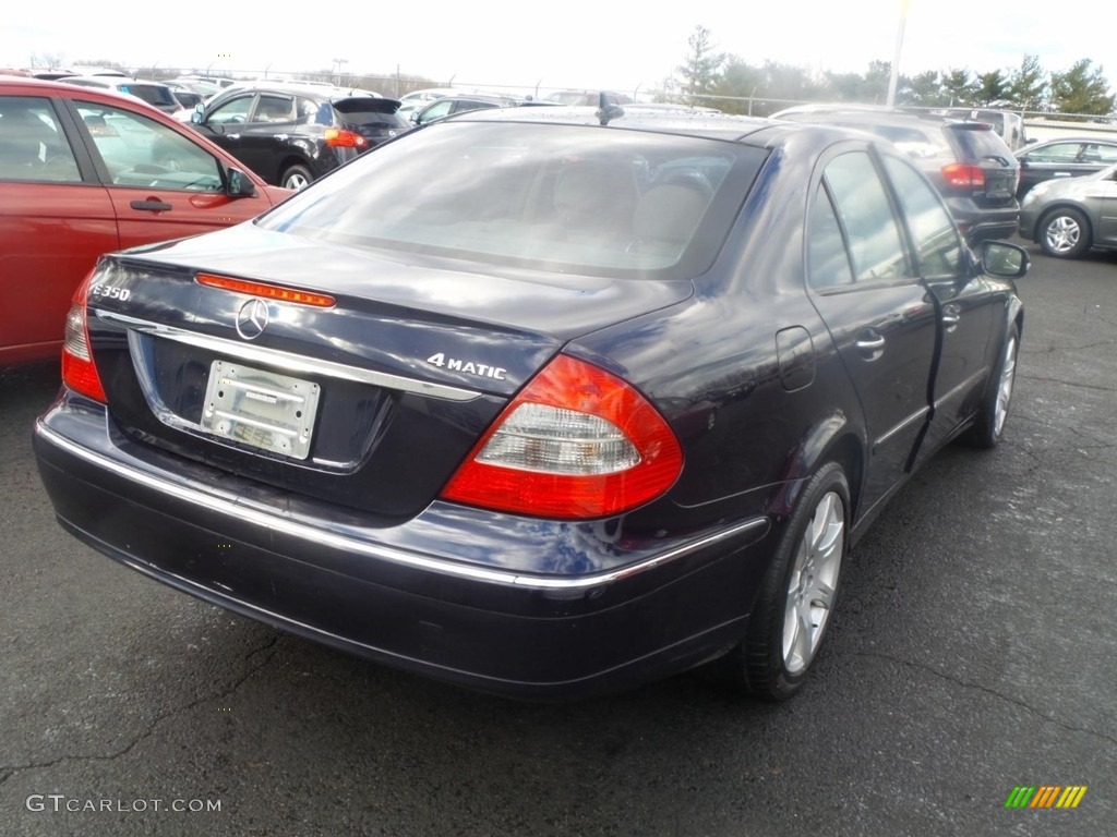 2008 E 350 4Matic Sedan - Capri Blue Metallic / Cashmere photo #2