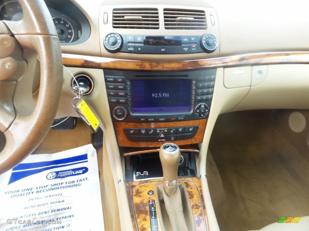 2008 E 350 4Matic Sedan - Capri Blue Metallic / Cashmere photo #4