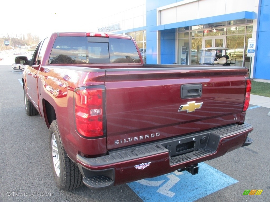 2017 Silverado 1500 LT Double Cab 4x4 - Siren Red Tintcoat / Jet Black photo #4