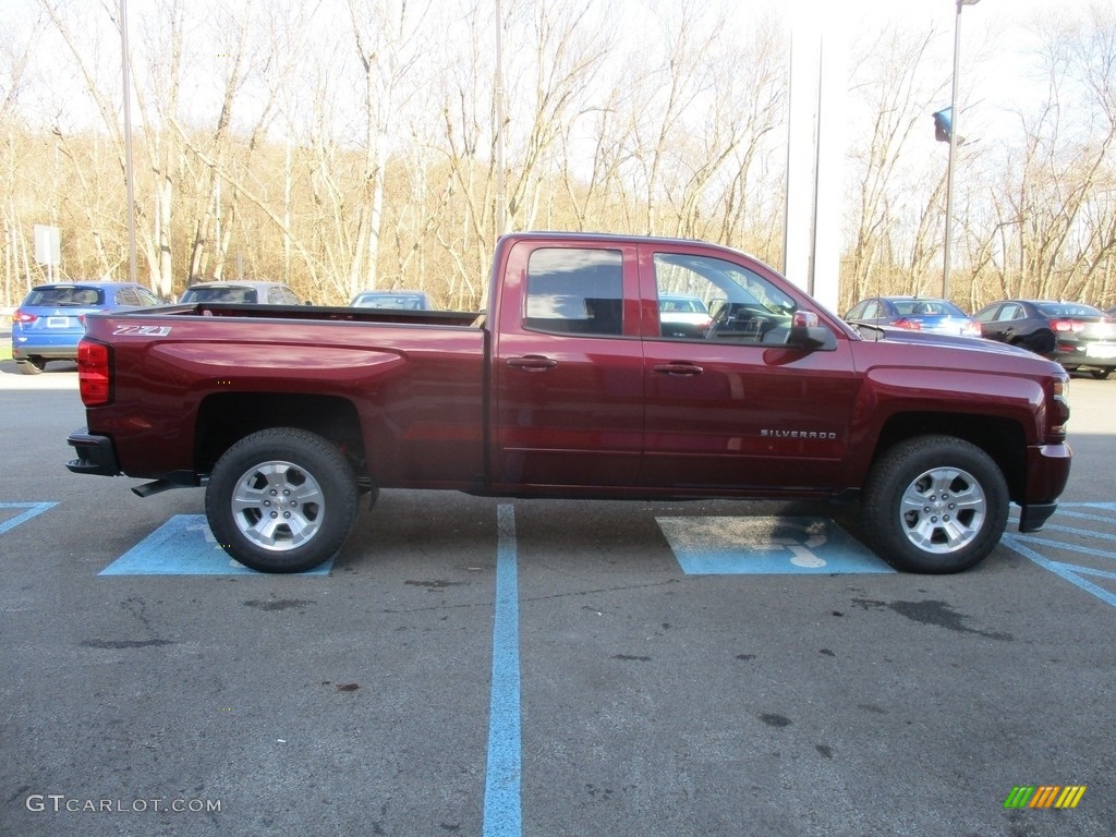 2017 Silverado 1500 LT Double Cab 4x4 - Siren Red Tintcoat / Jet Black photo #7